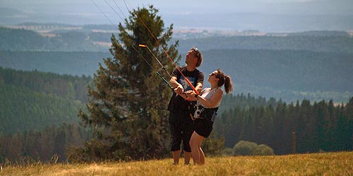 TWO Kite Handling